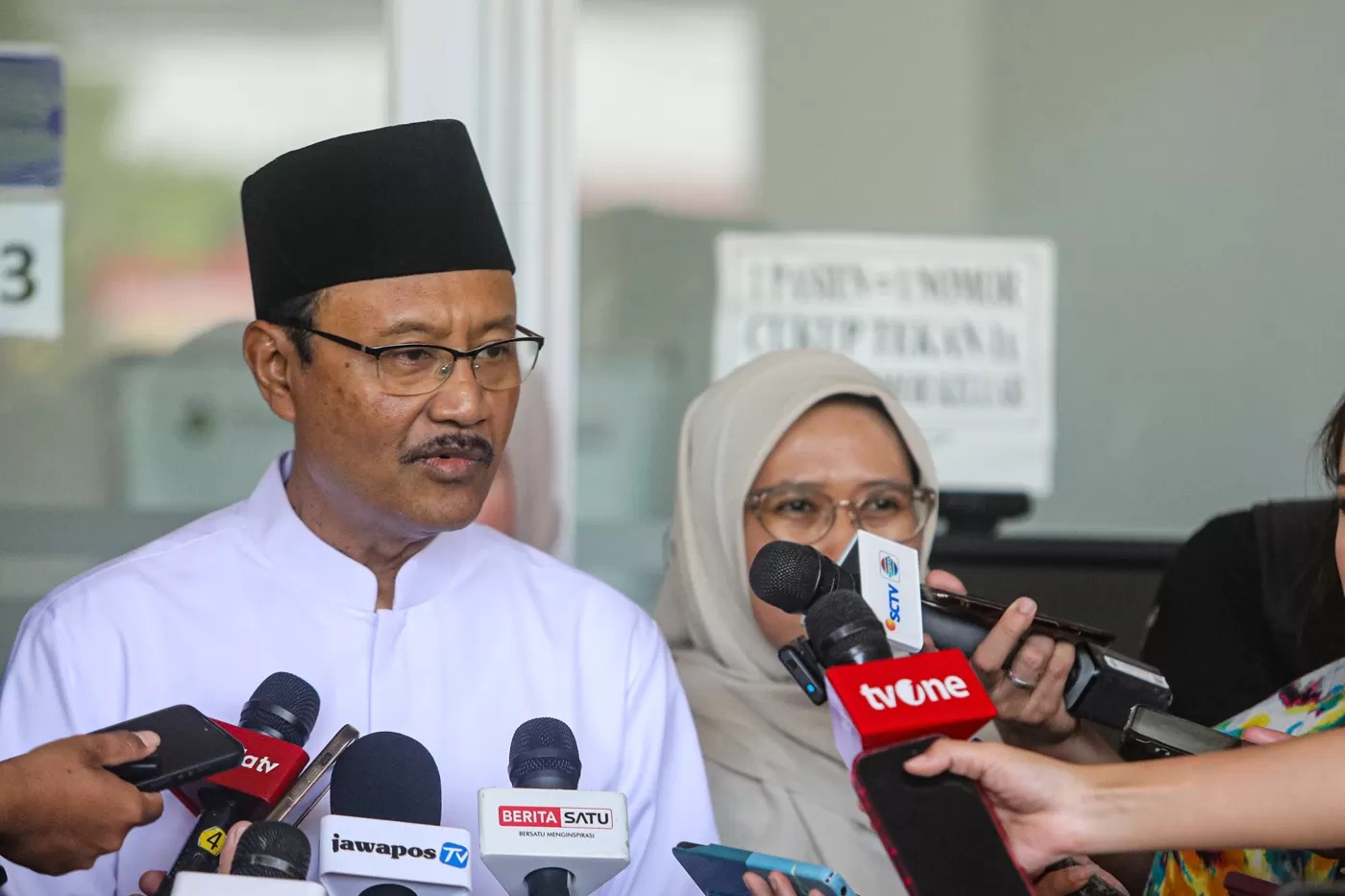 Menteri Sosial (Mensos) Saifullah Yusuf atau Gus Ipul. (Salman Toyibi/Jawa Pos)