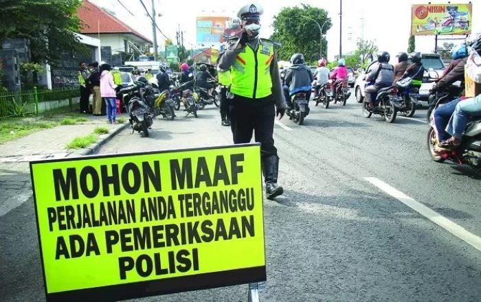 ilustrasi razia lalu lintas/Jawa Pos