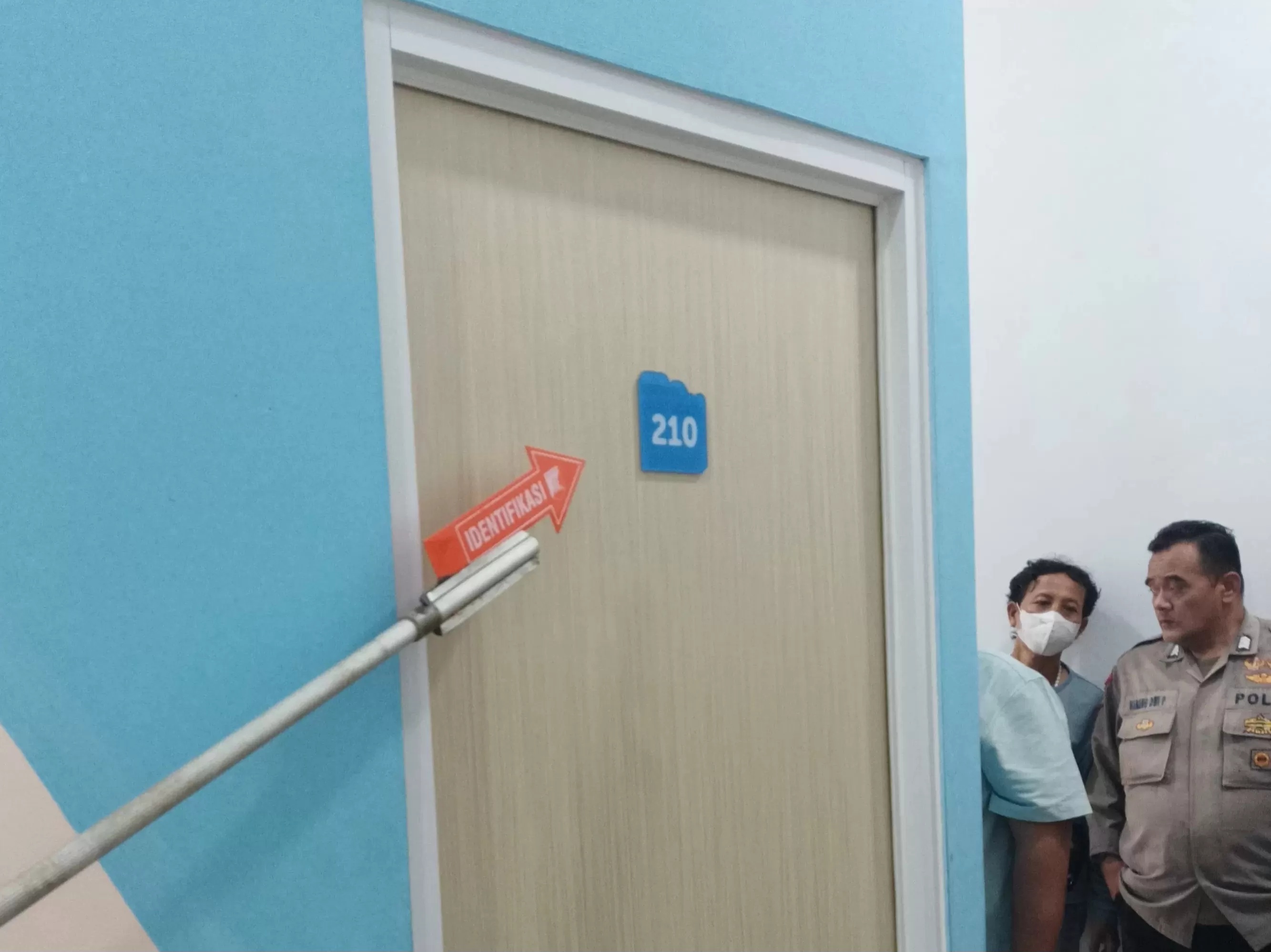 Kamar hotel tempat dosen UNTAG, DLL, 35, yang ditemukan meninggal di sebuah hotel di Jalan Telaga Bodas Raya, Semarang, Senin (17/11) sekitar pukul 05.30 WIB. (Radar Semarang)