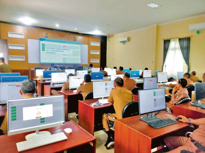 SELEKSI: Profiling ASN di lingkungan Pemkab Kotim, Senin (24/11/2025). YUNI/RADAR SAMPIT
