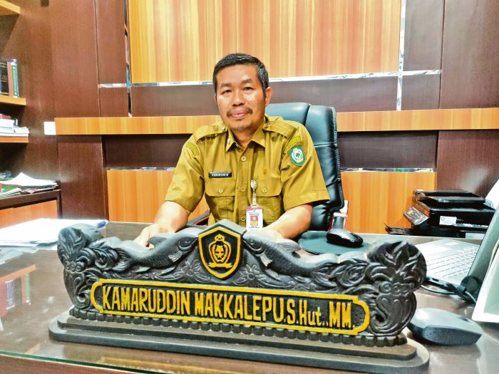 Kamaruddin Makalepu Kepala BKPSDM Kotim