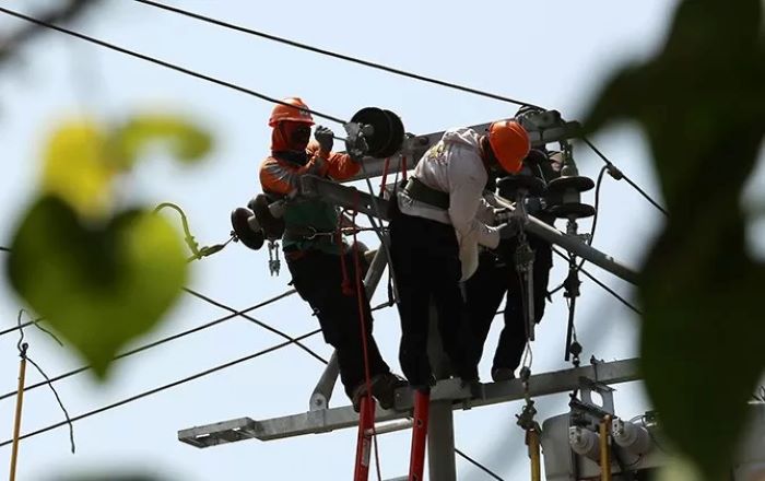 Ilustrasi petugas PT PLN (Persero) membperbaiki jaringan sistem kelistrikan (Istimewa)