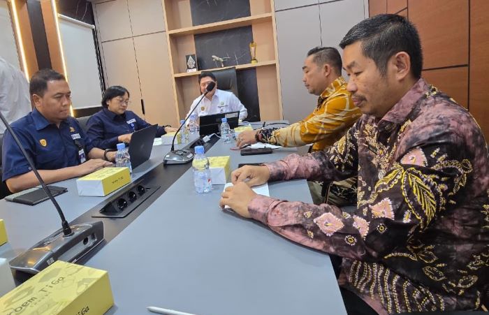KUNJUNGAN: Dishub Kotim kunjungan ke Badan Pengembangan Sumber Daya Manusia Perhubungan (BPSDMP) di Jakarta, Kamis (20/11/2025). FOTO: IST/RADAR SAMPIT