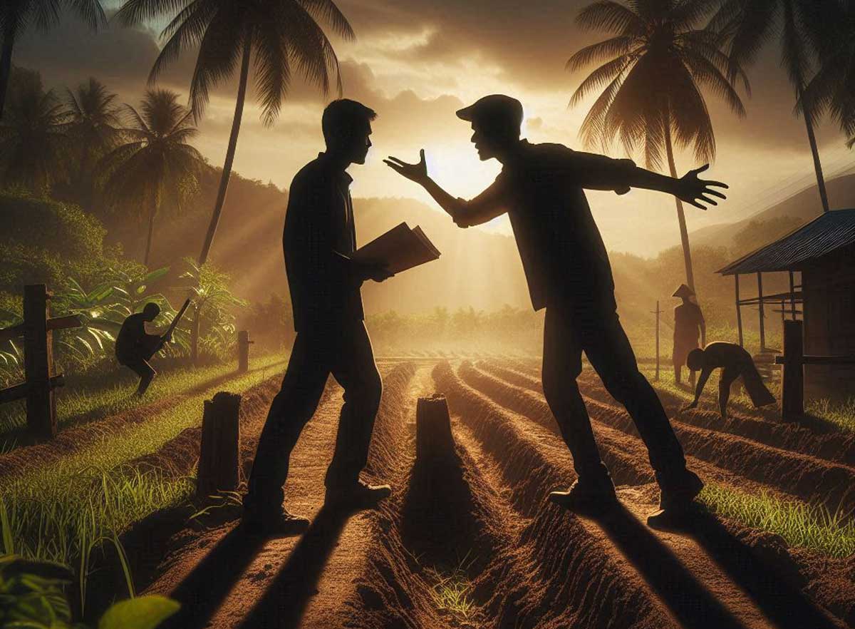 Ilustrasi sengketa lahan.