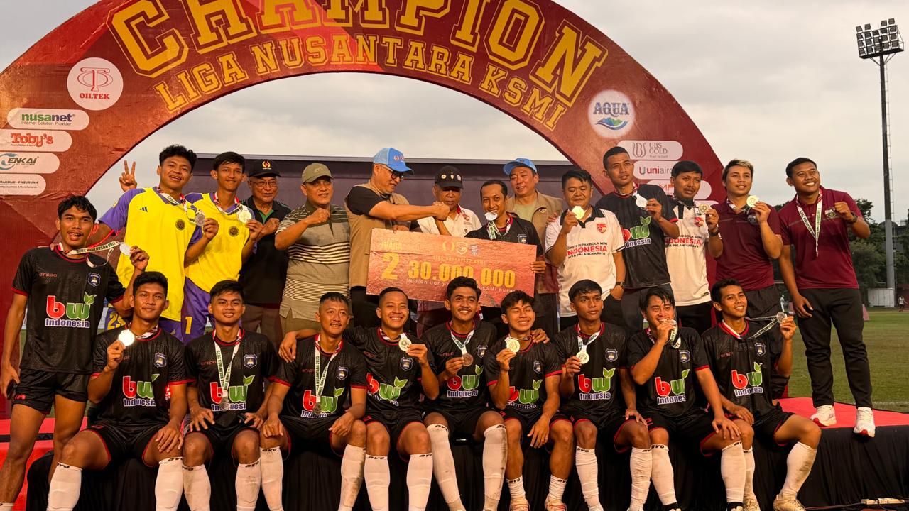 Tim Mini Football Kalteng raih juara 2 di Liga Nusantara, yang digelar di Surabaya, Jawa Timur.