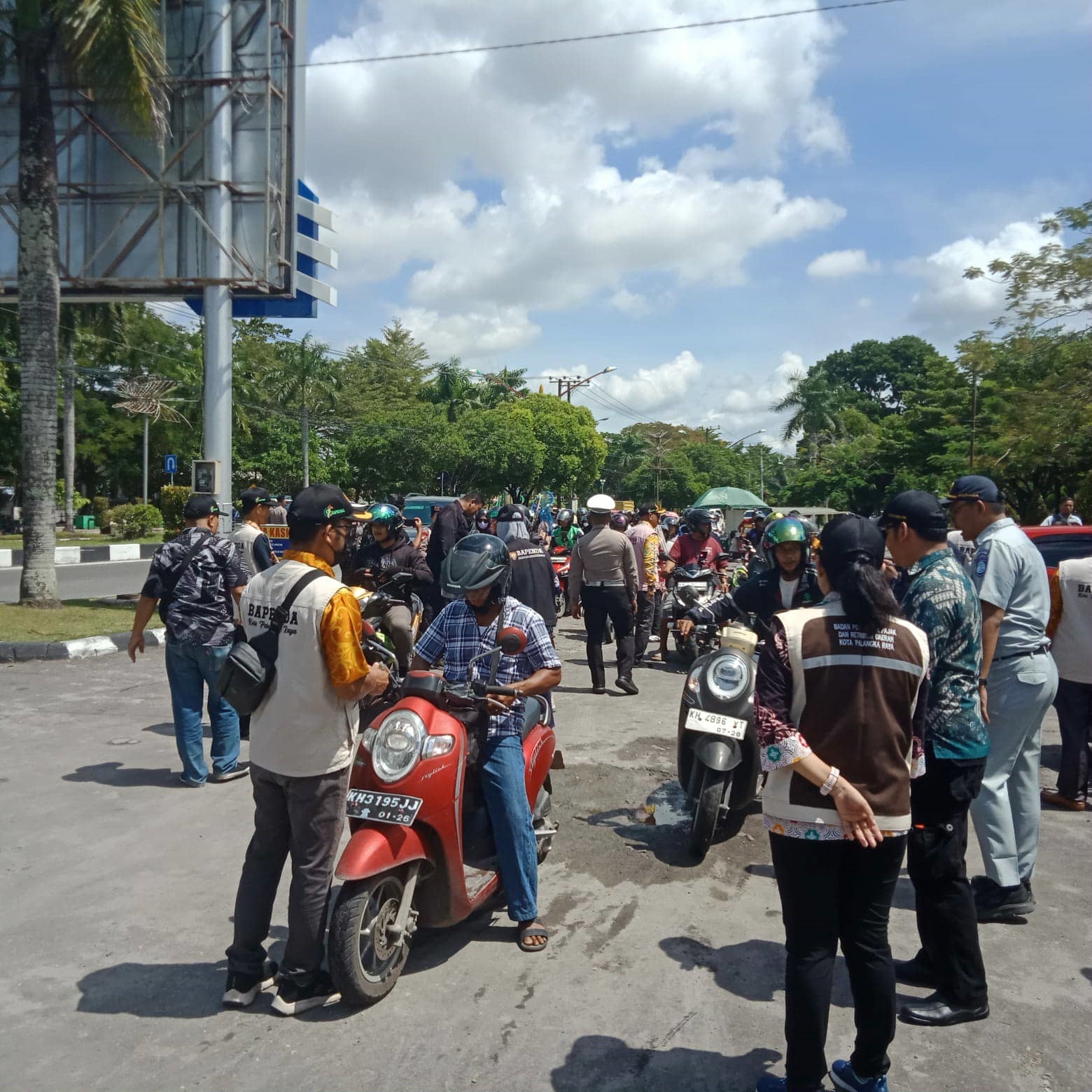 Operasi gabungan penertiban Pajak Kendaraan Bermotor (PKB) yang digelar selama tiga hari di Palangka Raya