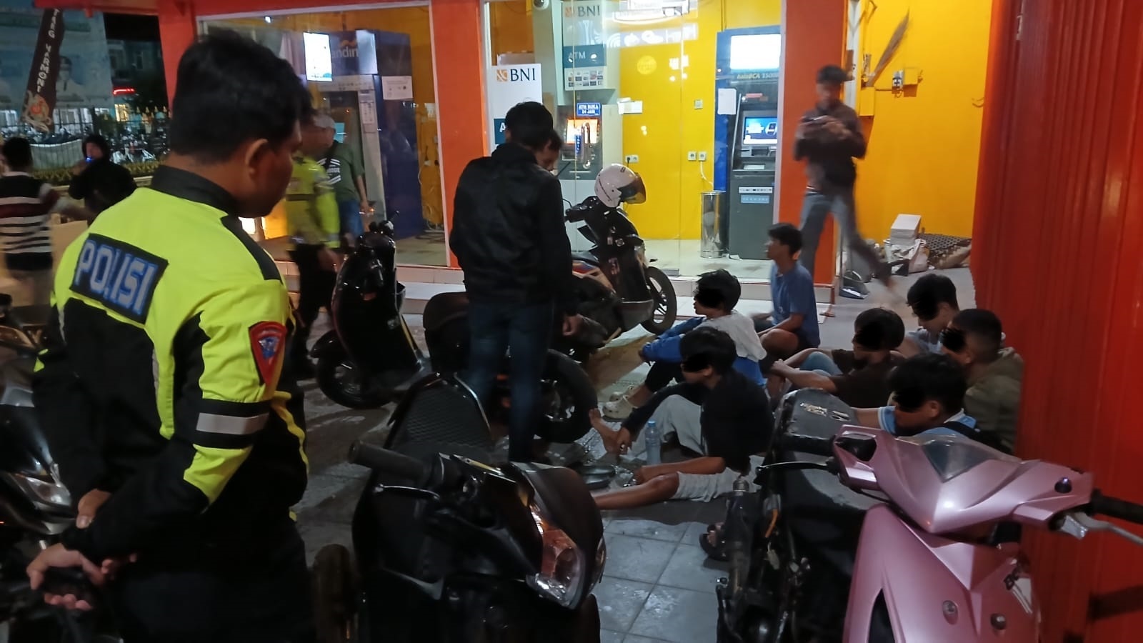 Anggota Satlantas Polresta Palangka Raya mengamankan belasan pelaku balap liar yang sebagian besar masih pelajar.