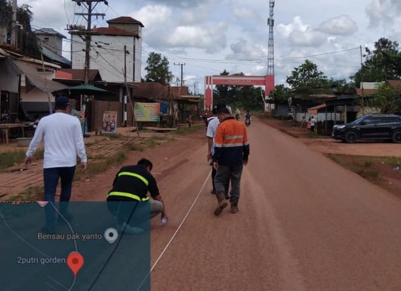Pengurusan Jalan Lesa Parenggean yang perbaikannya dikebut di akhir tahun 2025 ini.