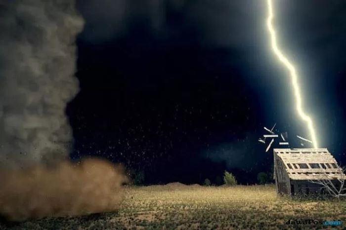 Ilustrasi cuaca ekstrem/Jawa Pos