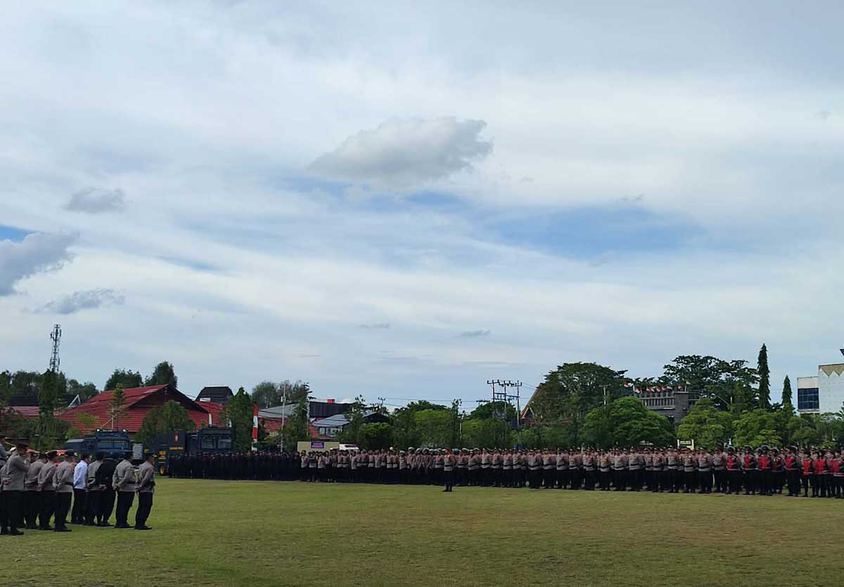 PENUTUPAN: Polda Kalteng resmi menutup Apel Kasatwil Jajaran Polda Kalteng Tahun 2025, Minggu (7/12/2025).