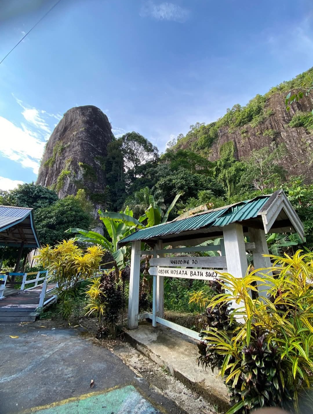WISATA : Kawasan objek wisata batu suli, di Desa Upon Batu, Kecamatan Tewah, Gunung Mas.