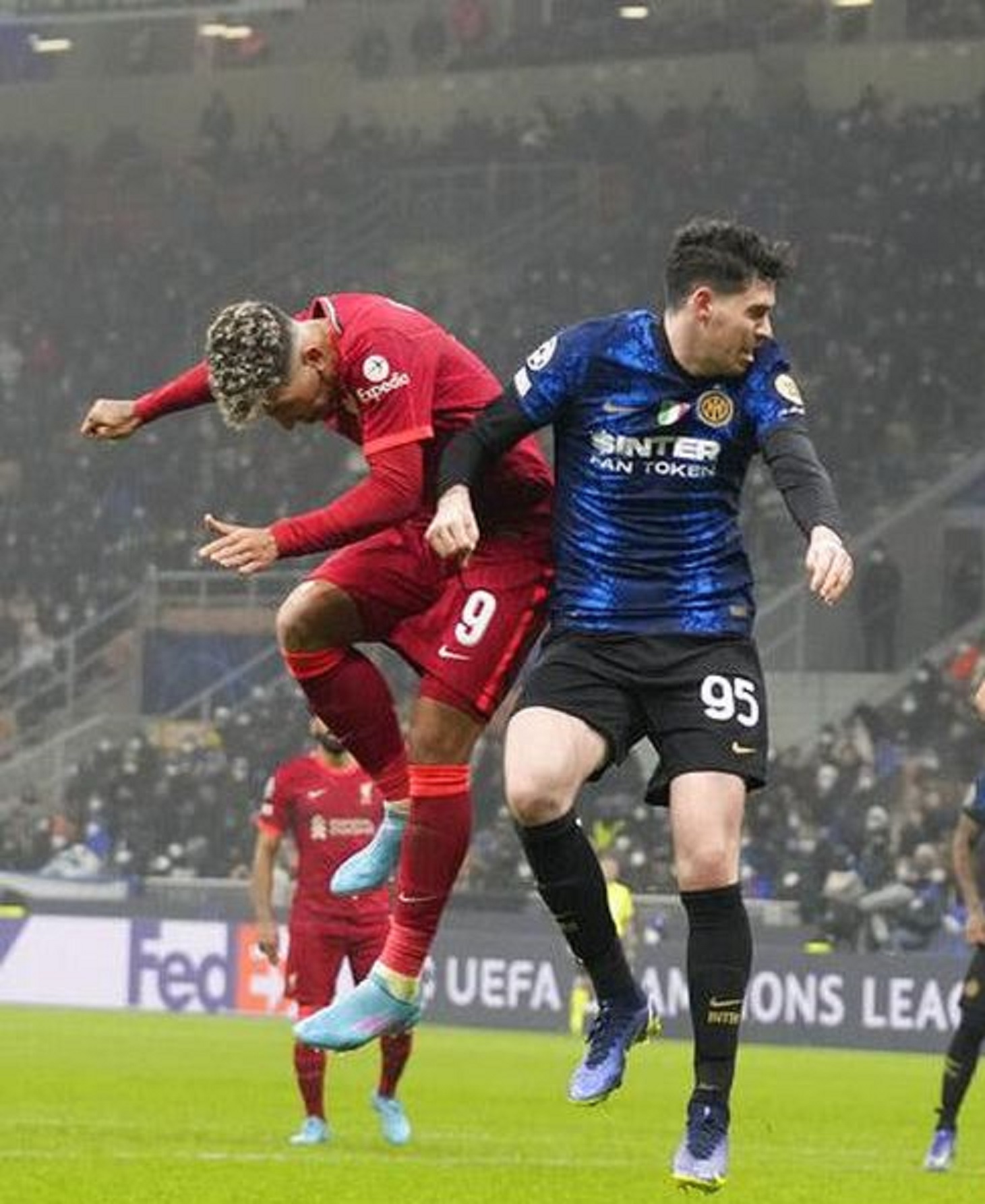 Pertemuan Liverpool vs Inter Milan dalam salah satu laga internasional musim lalu