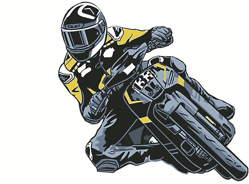 Ilustrasi Road Race