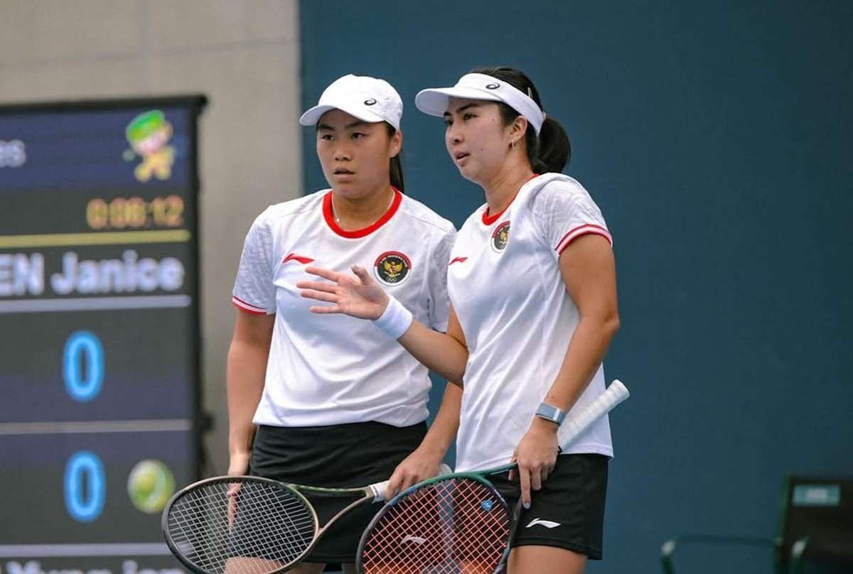 Janice Tjen dan Aldila Sutjiadi , andalan tim tenis putri Indonesia di SEA Games 2025