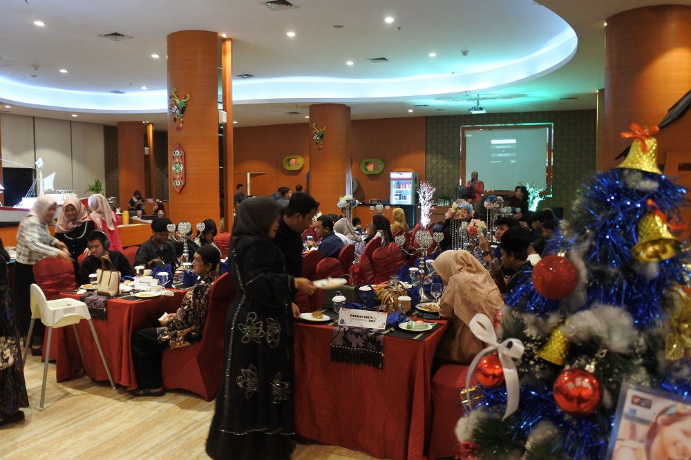 Suasana Saturday of Culinary di Aquarius Boutique Hotel Sampit (ABHS) cukup ramai. Pilihan menu yang disajikan pun beragam.