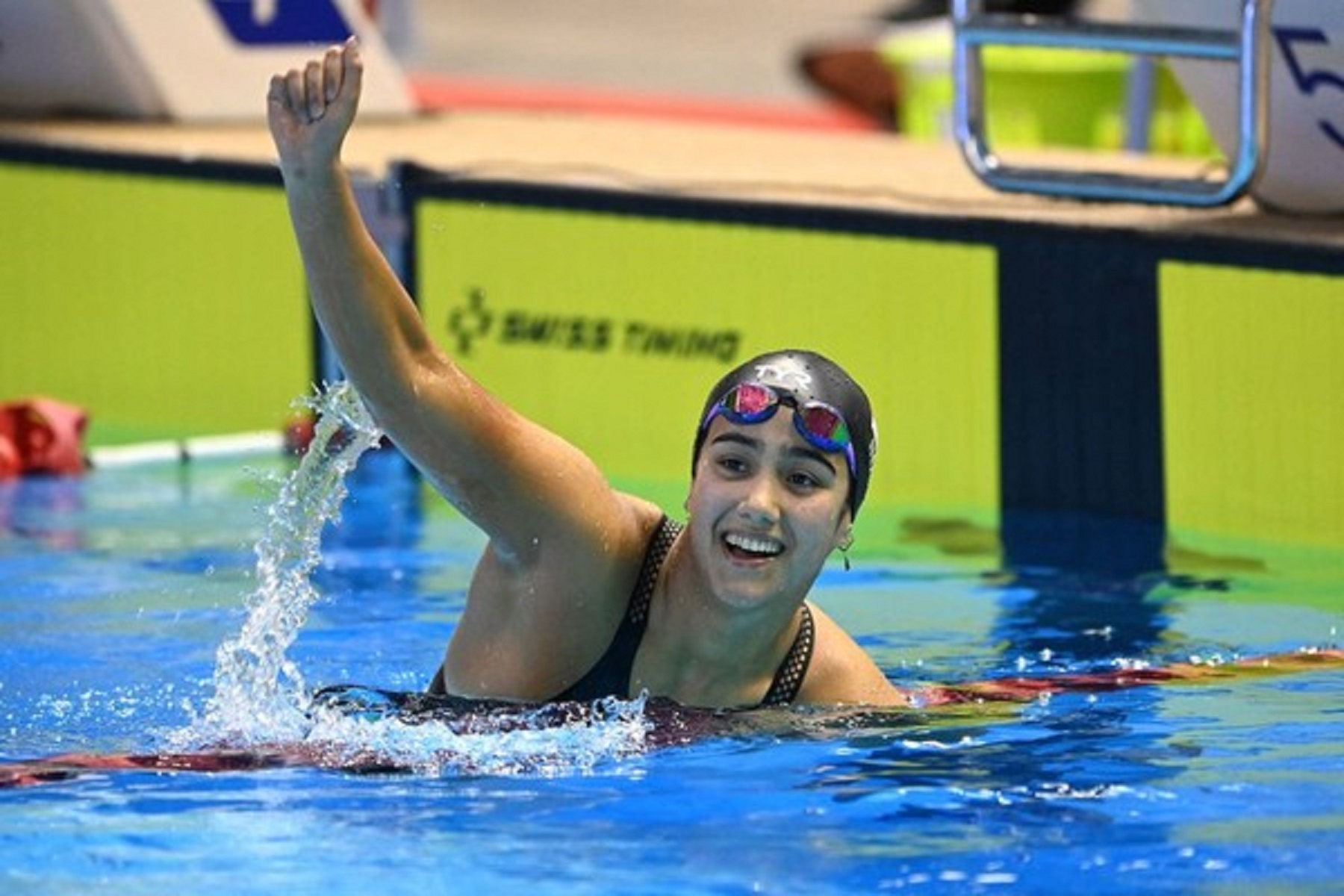 Perenang Indonesia Masniari Wolf, tampil mendominasi di SEA Games Thailand 2025.