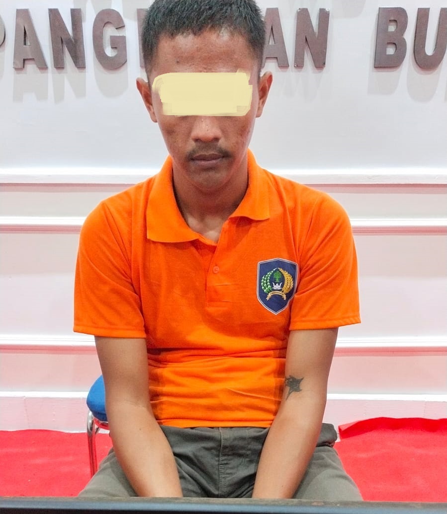 Sandy Herdiansyah, saat menjalani persidangan di PN Nanga Bulik atas kasus narkoba.