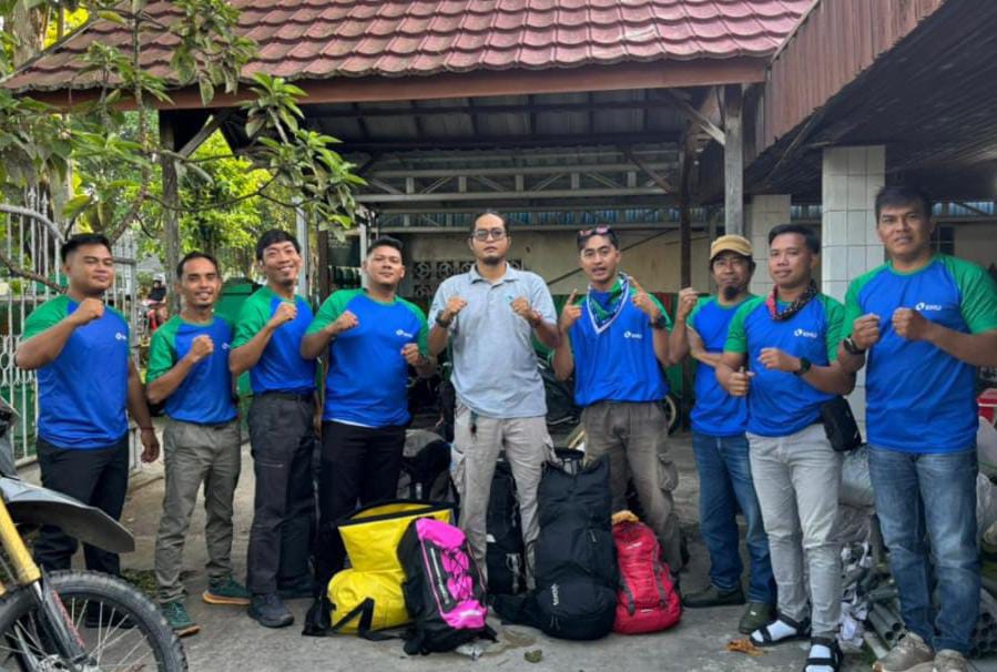 Tim Restorasi Gambut Kotim yang akan berangkat ke Aceh Tamiang. (BPBD Kotim).