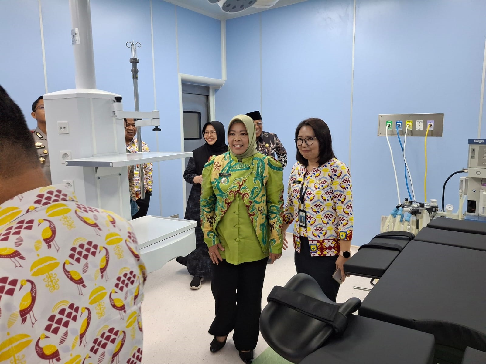 Bupati dan Wakil Bupati Kotawaringin Barat mengecek ke ruang faskes di RSUD Sultan Imanuddin Pangkalan Bun.