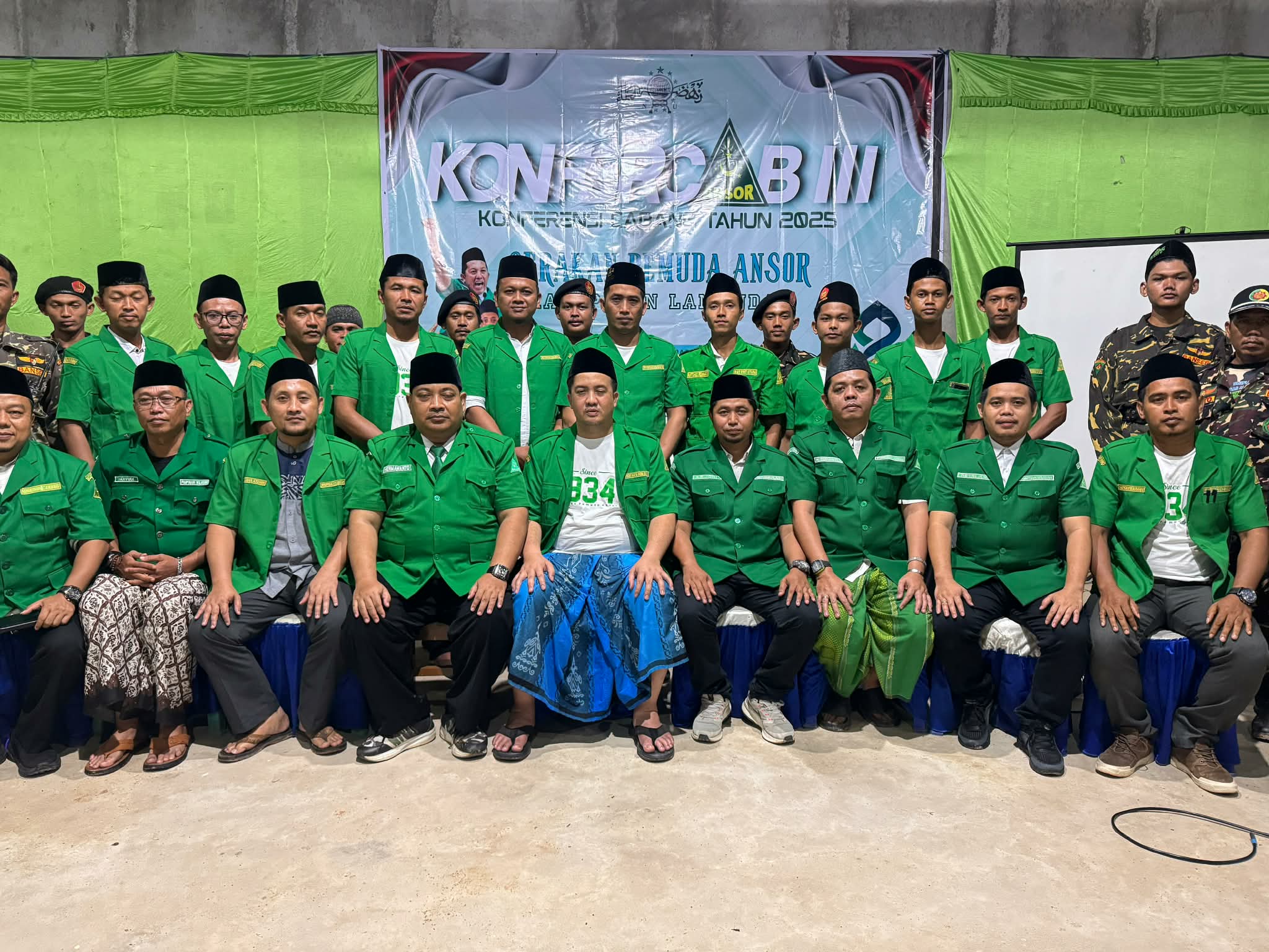 Konfercab Pimpinan Cabang Gerakan Pemuda (GP) Ansor Kabupaten Lamandau berlangsung sukses, Kamis (25/12).