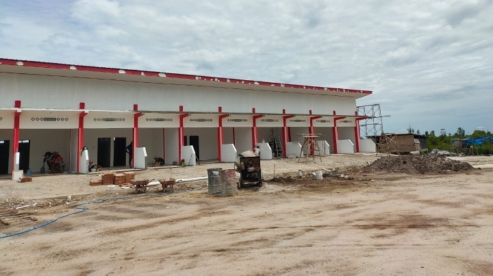 Salah satu fasilitas di komplek sirkuit di Jalan Sudirman Km 6, Kecamatan Mentawa Baru Ketapang, Sampit, Kabupaten Kotim, di kawasan Sport Center.
