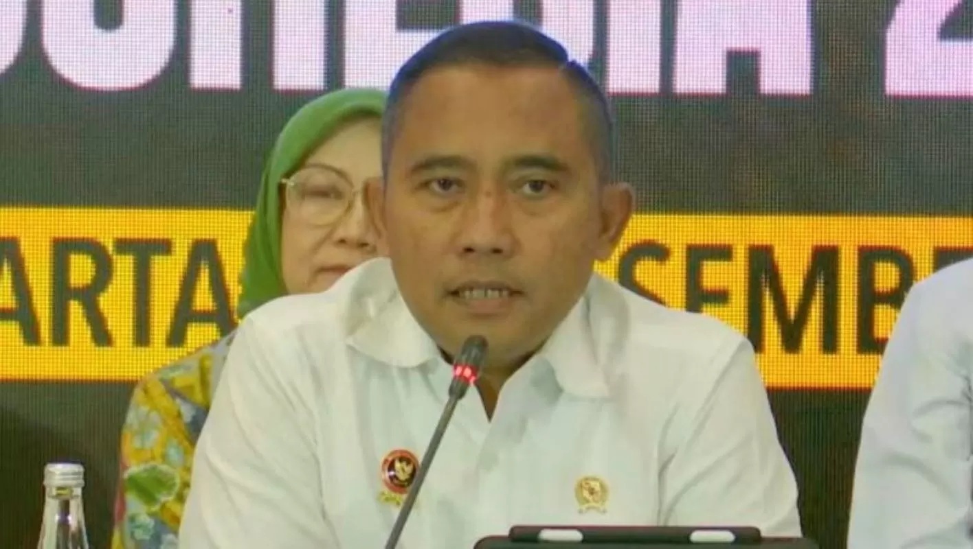 Kepala BNPT Komisaris Jenderal Polisi (Purn) Eddy Hartono. (YouTube/humasbnptri/Agatha Olivia Victoria/Antara)