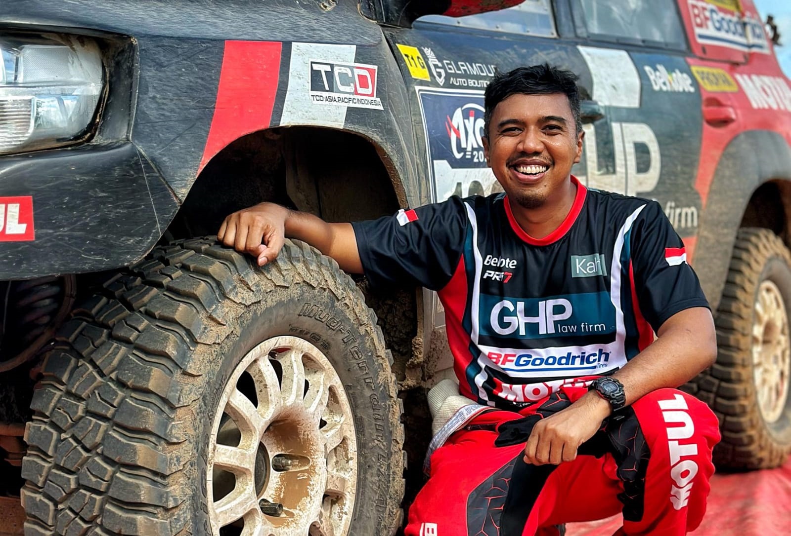 Julian Johan, yang akan mewakili Indonesia di Rally Dakar 2026