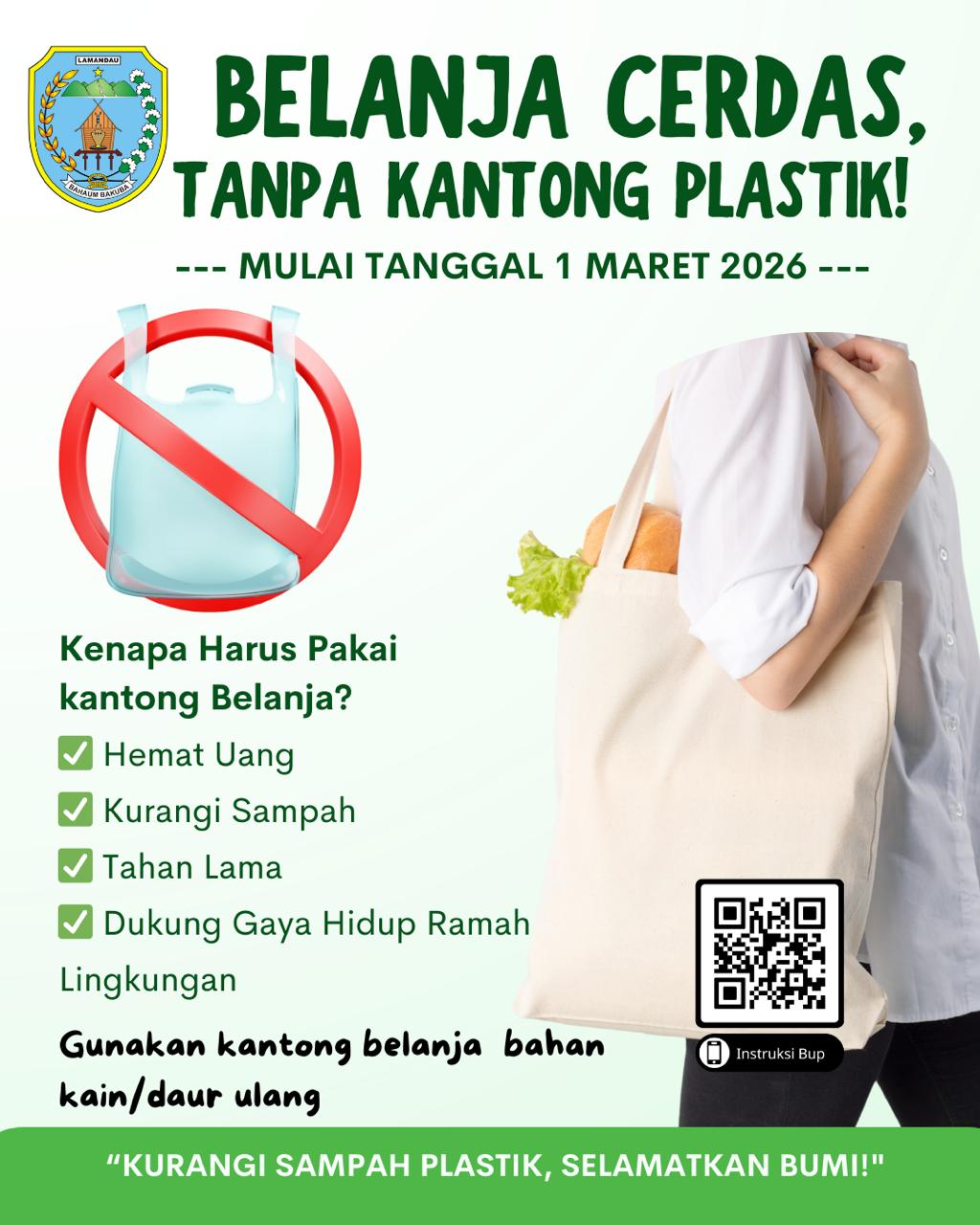 belanja tanpa kantong plastik