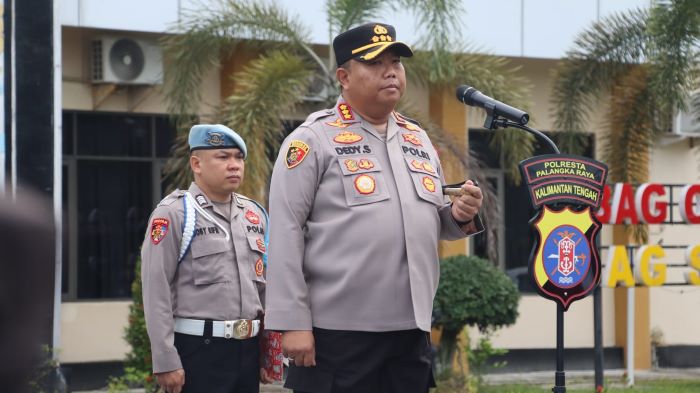Kapolresta Palangka Raya Kombes Pol Dedy Supriadi