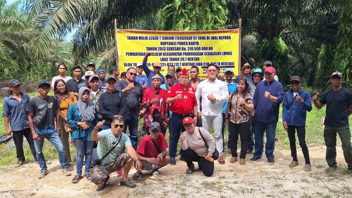 SENGKETA LAHAN : Objek sengketa yang digugat oleh pihak koperasi Panca Karya. FOTO: IST/RADAR SAMPIT