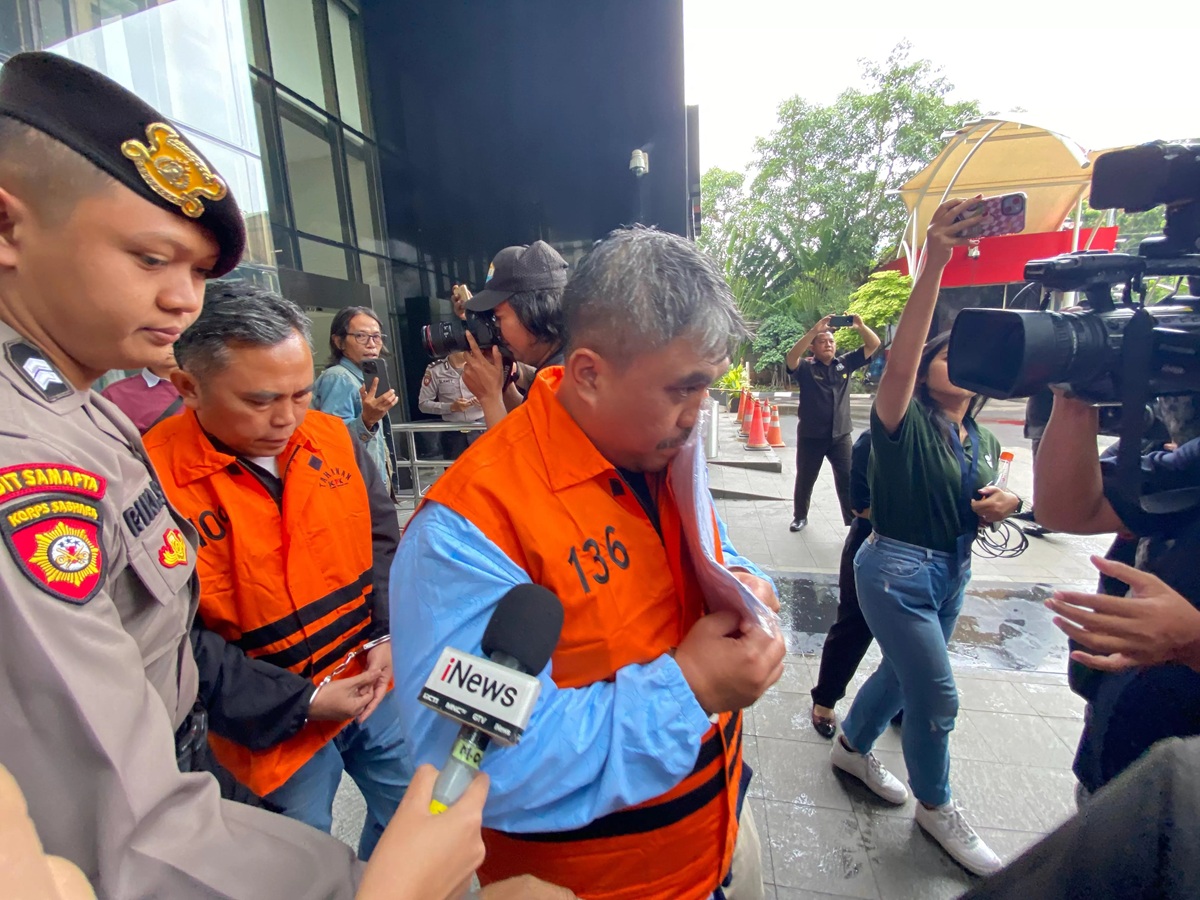 KPK menetapkan 5 tersangka terkait OTT pejabat pajak di Jakarta Utara. Salah satu tersangka adalah Kepala Kantor Pelayanan Pajak Madya Jakarta Utara Dwi Budi Iswahyu. (DOK. KPK)