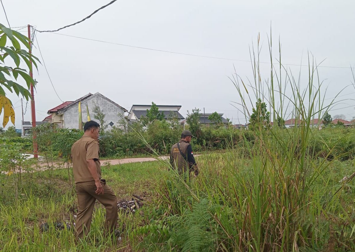 Lokasi kemunculan beruang madu di Jalan Bumi Raya I, Kelurahan Baamang Barat, Kecamatan Baamang. (BKSDA Resort Sampit)