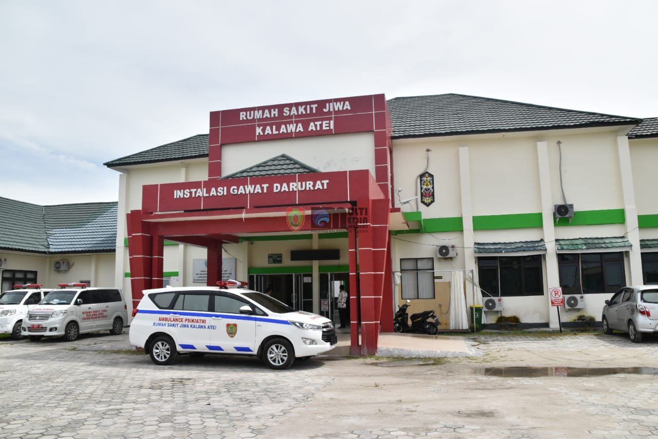Bangunan RSJ Kalawa Atei Palangka Raya, yang juga menangani pecandu narkoba.