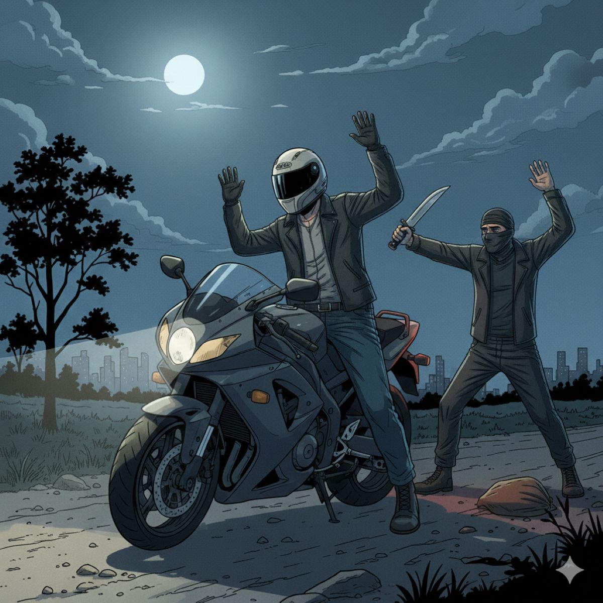 ilustrasi/Begal/Gemini AI