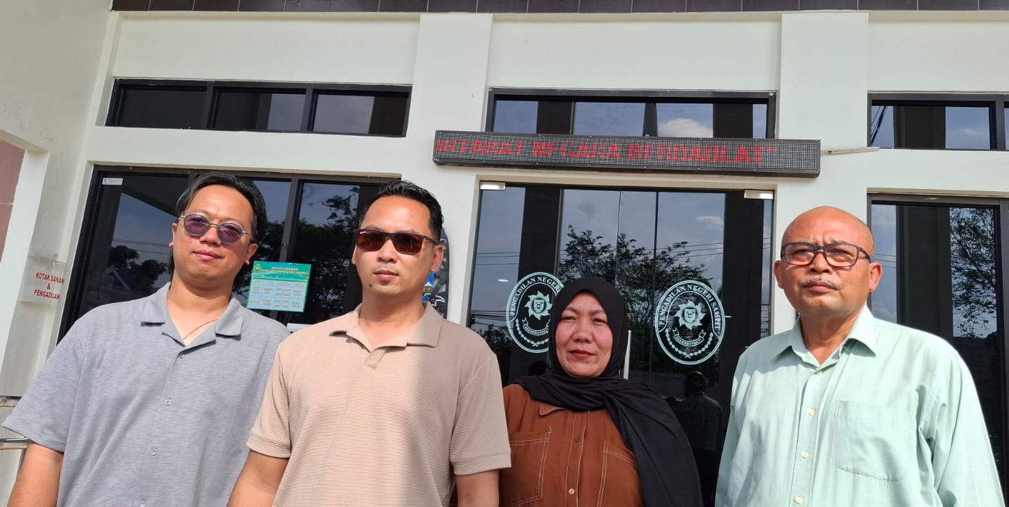 Penasihat hukum tersangka Rudiyanto usai sidang praperadilan di PN Sampit