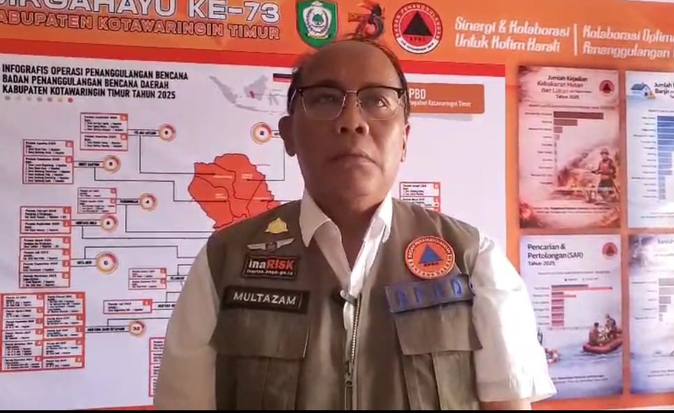 Kepala Pelaksana BPBD Kotim Multazam