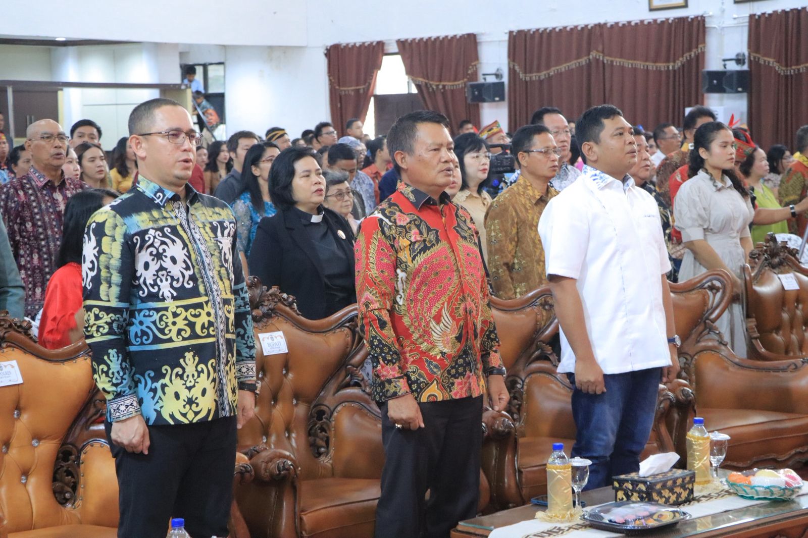 Kegiatan perayaan Natal gabungan ASN, unsur TNI/Polri di Seruyan, (24/1).