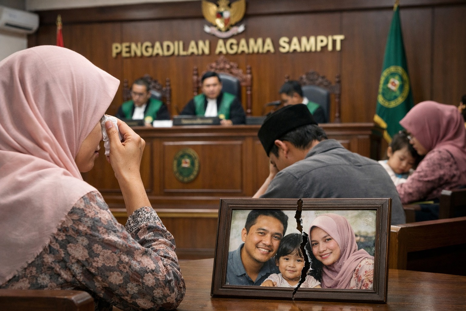 Ilustrasi dibuat dengan akal imitasi