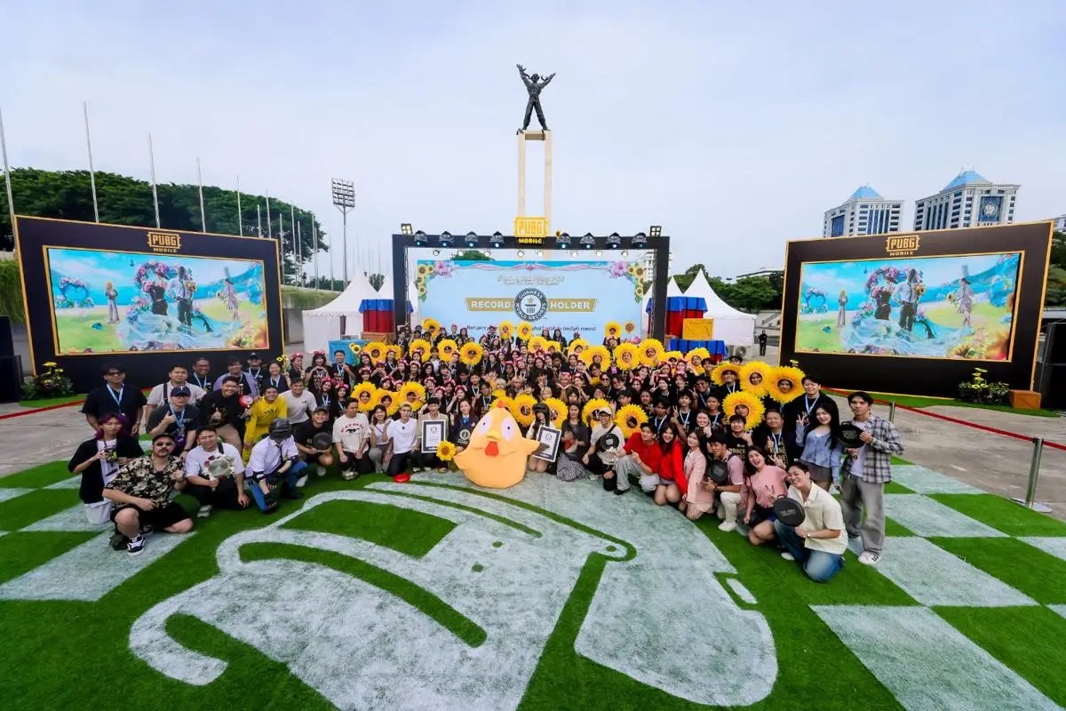 Peserta FRIEND FEST PUBG di Taman Lapangan Banteng.