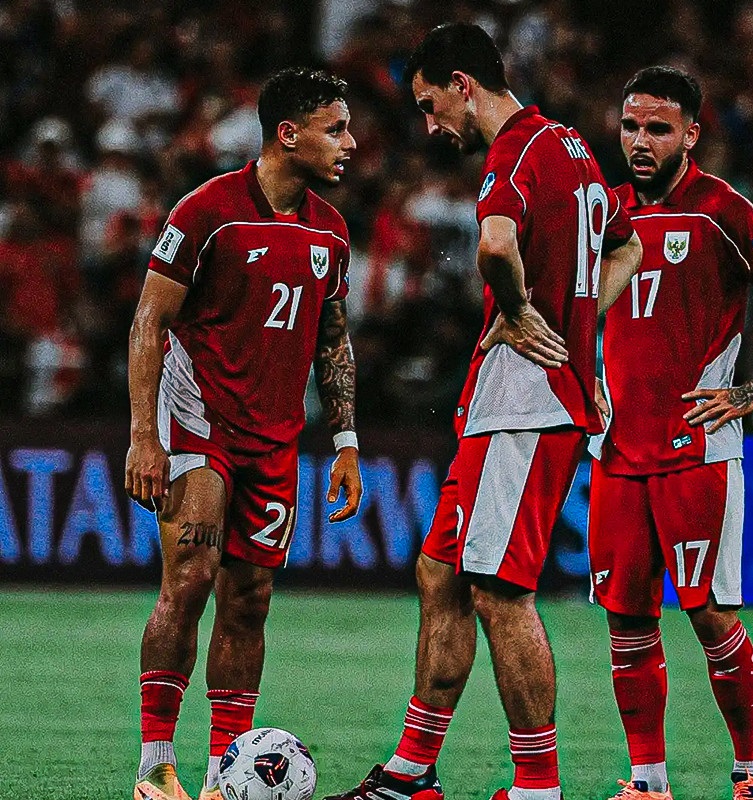 Beberapa pemain diaspora di timnas Indonesia saat kualifikasi Piala Dunia 2026.