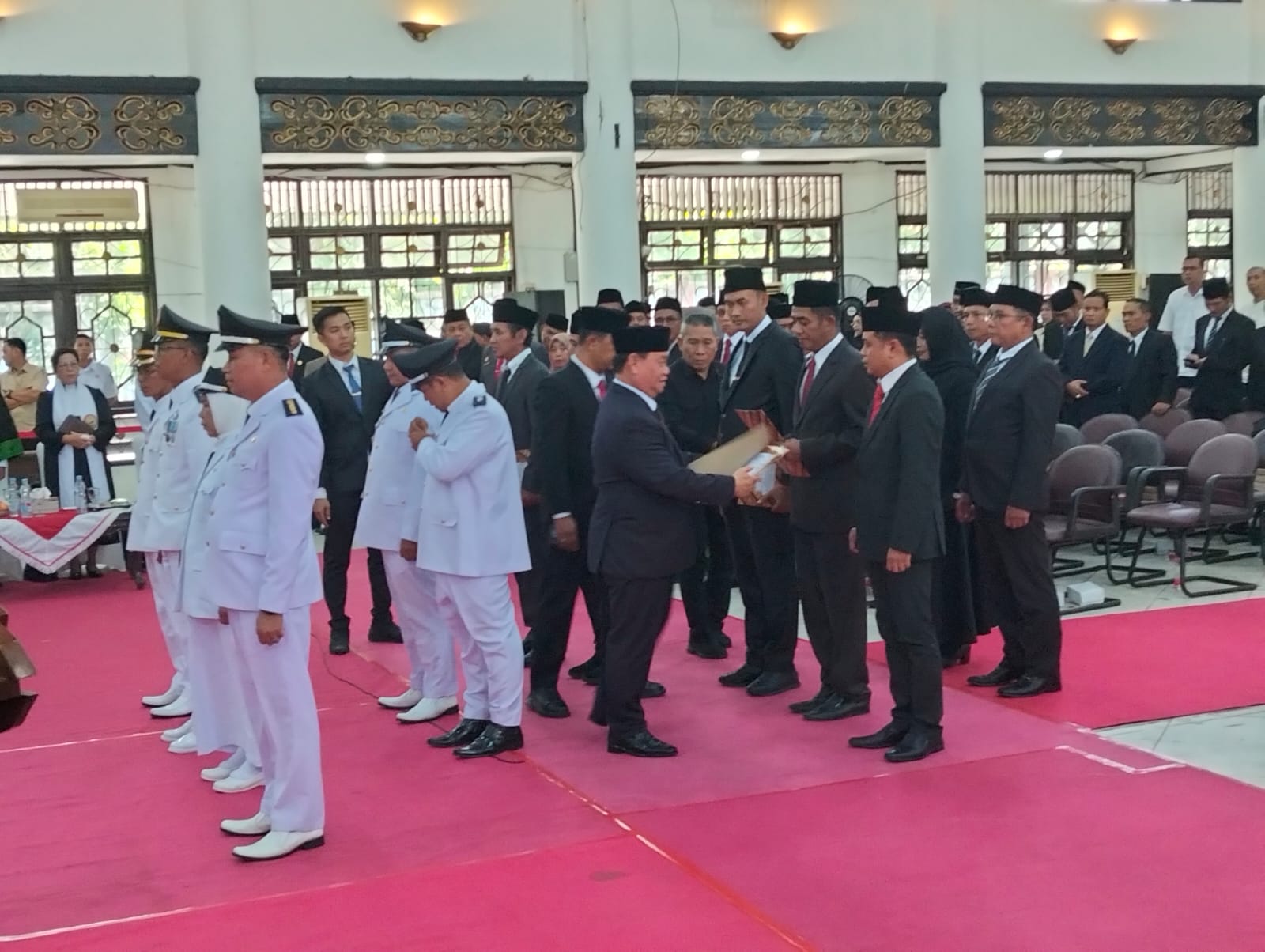 Suasana pelantikan pejabat tinggi di Pemkab Kotim, beberapa waktu lalu.