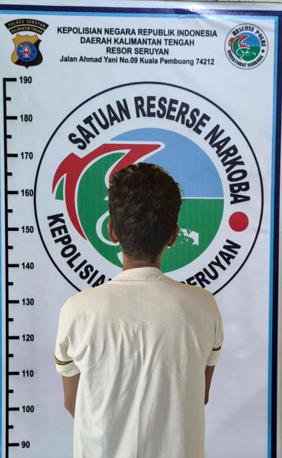 Pengedar sabu berinisial N alias U ditangkap di Jalan Pantar Sangaran, Desa Bangkal, Kecamatan Seruyan Raya.