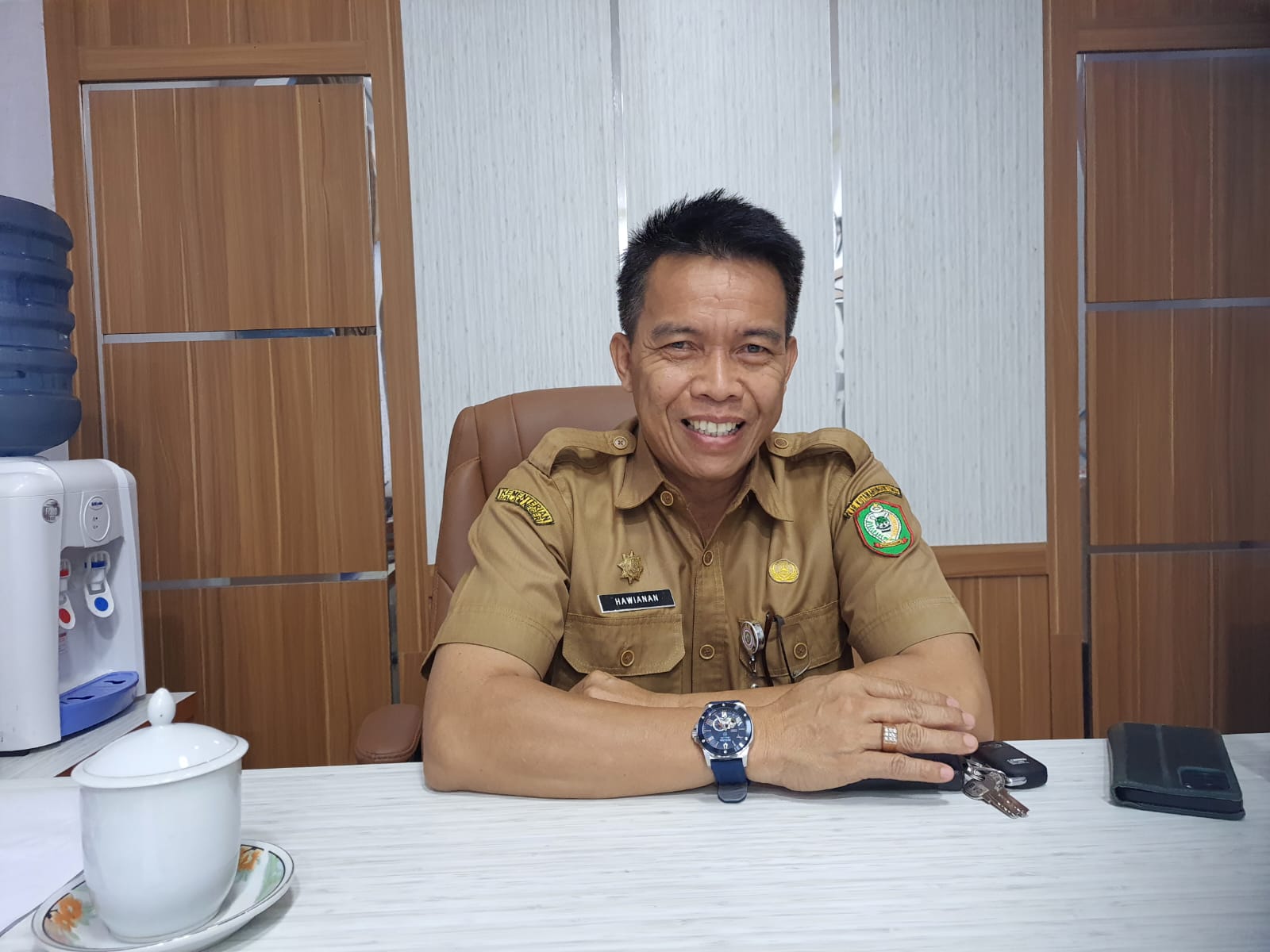 Kepala Dinas Sosial Kotim, Hawianan