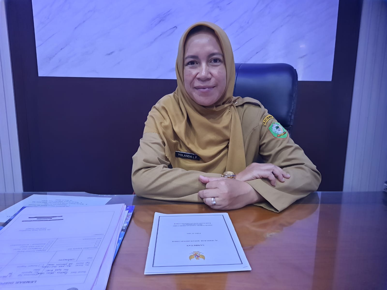 Kepala Dinas Pendidikan Kotim, Yolanda Lonita Fenisia