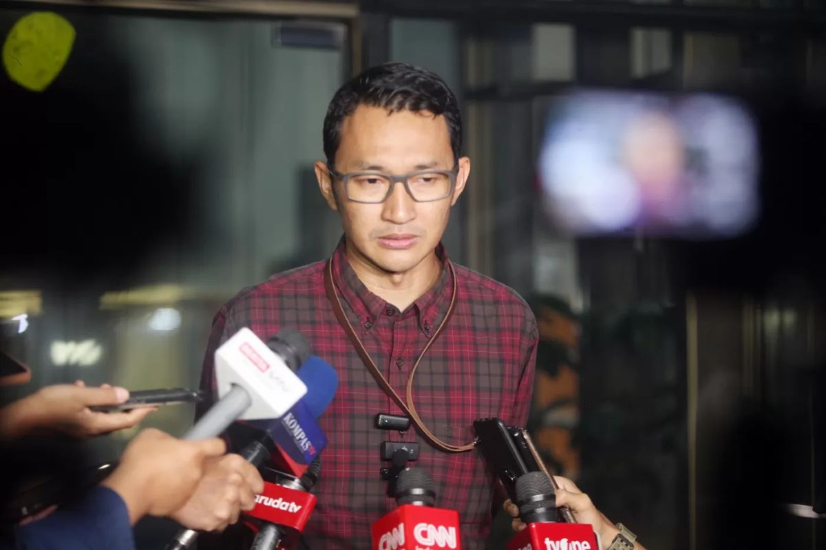 Juru bicara KPK Budi Prasetyo. (Dery Ridwansah/ JawaPos.com)