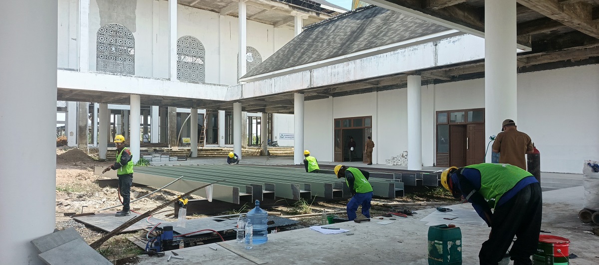 Pembangunan Masjid Agung Nanga Bulik, Kabupaten Lamandau.