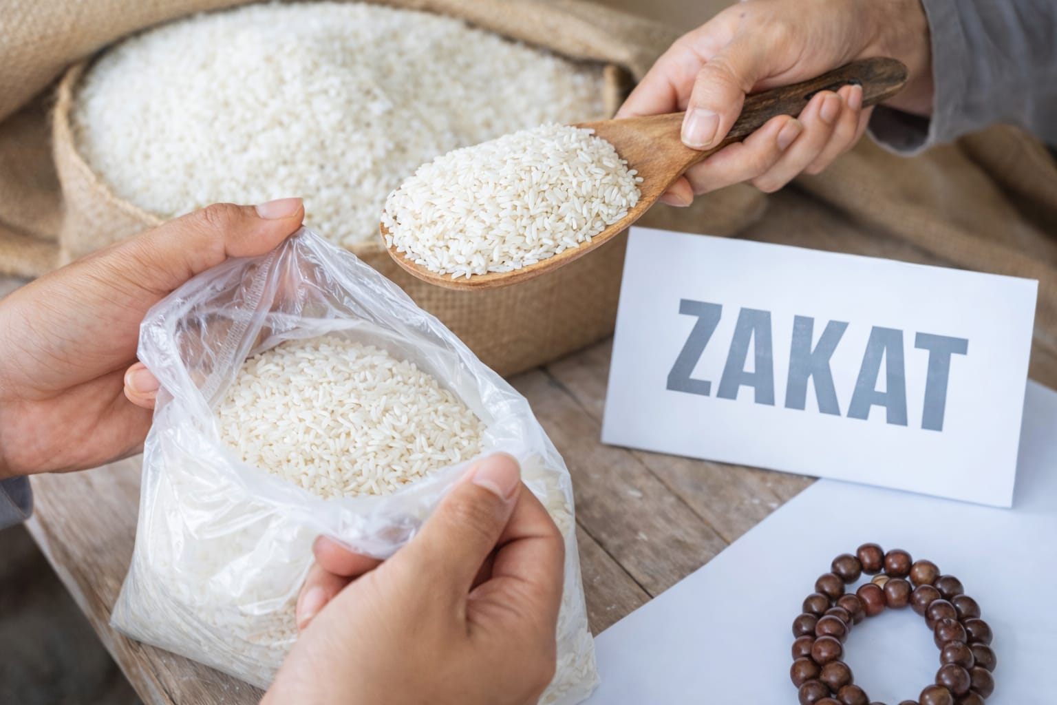 Ilustrasi Zakat (AI)