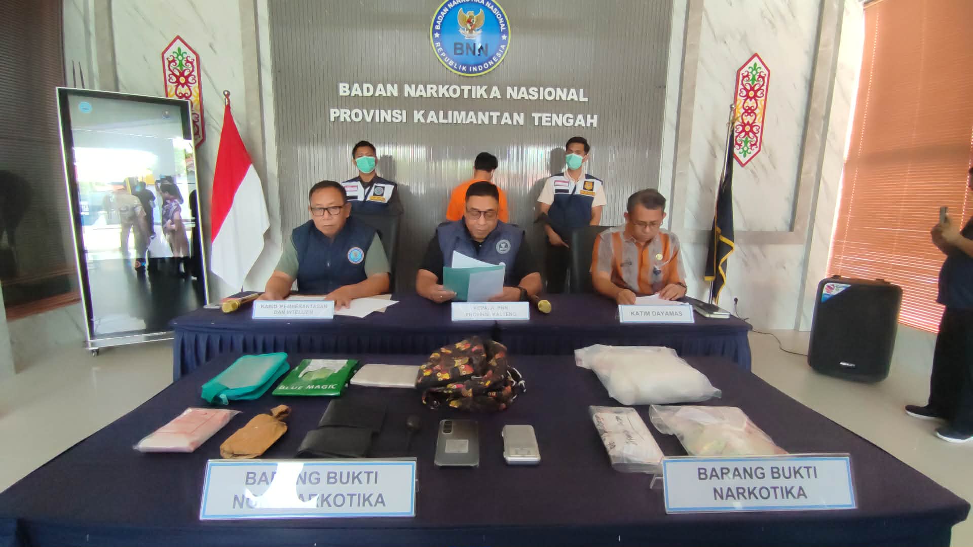 Barang Bukti di BNNP Kalteng