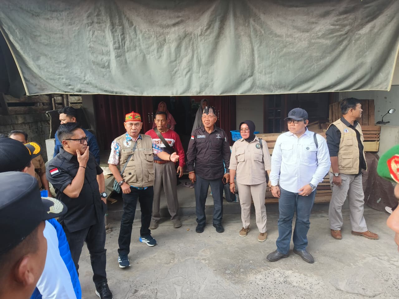 Sosialisasi pemulihan kawasan rawan narkoba di wilayah belakang eks Golden Sampit, beberapa waktu lalu.  (Akbar/Radar Sampit)