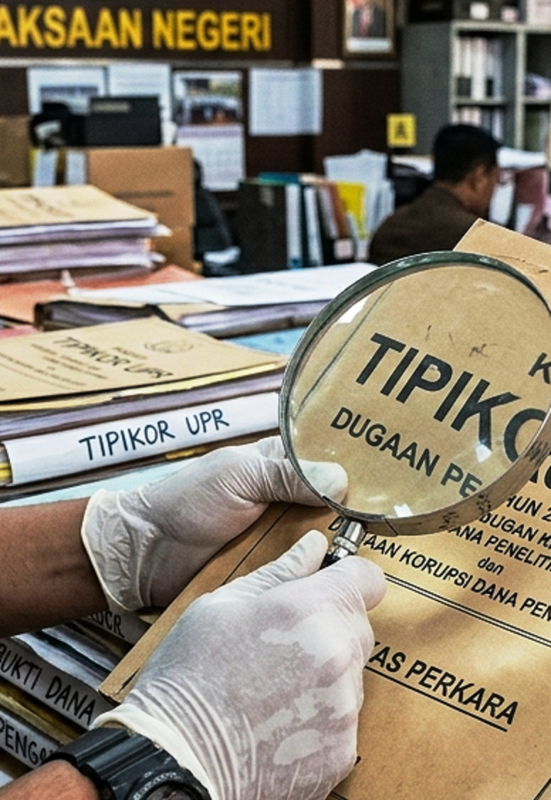 ilustrasi berkas penyidikan perkara Tipikor di UPR
